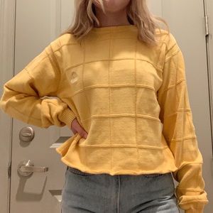 vintage yellow sweater